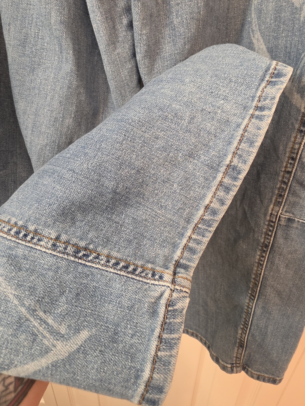 Pilcro The Kenna Mid-Rise Heritage Barrel Jeans Heart Icon Edition Sizes 28 - Picture 12 of 14